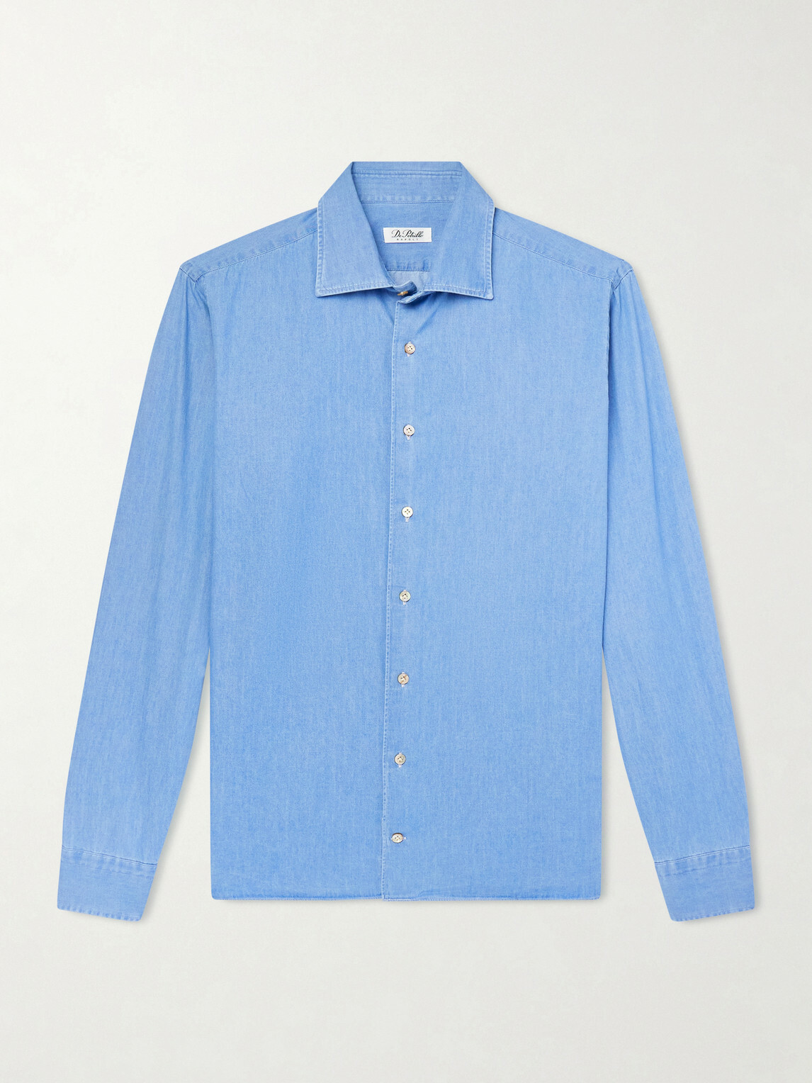De Petrillo - Cotton-Chambray Shirt - Blue