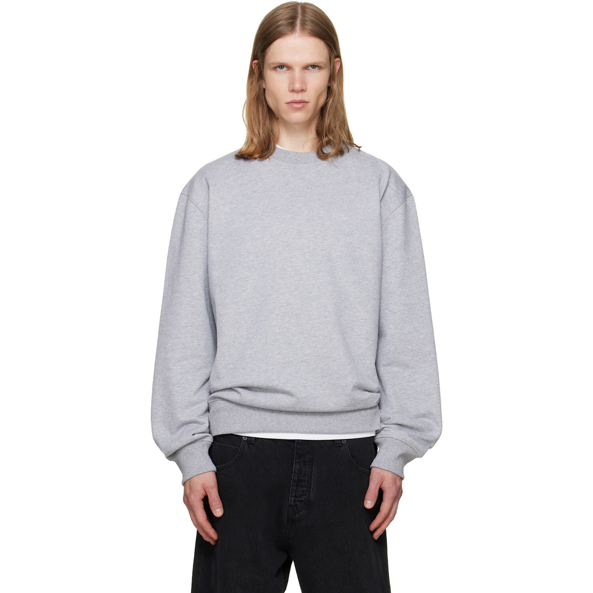Moncler Gamme Bleu Chevron Crew Sweat Moncler Gamme Bleu