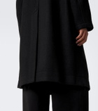 Lemaire Double-breasted wool and alpaca coat
