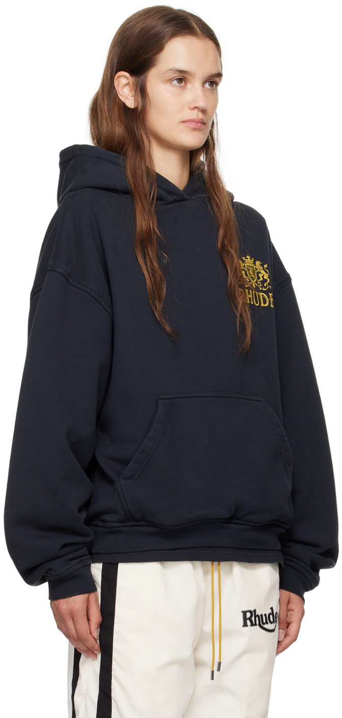 AMIRI★RHUDE CRESTA HOODIE Rhude Cresta Hoodie in Vintage Black – DPUS Designer Outlet