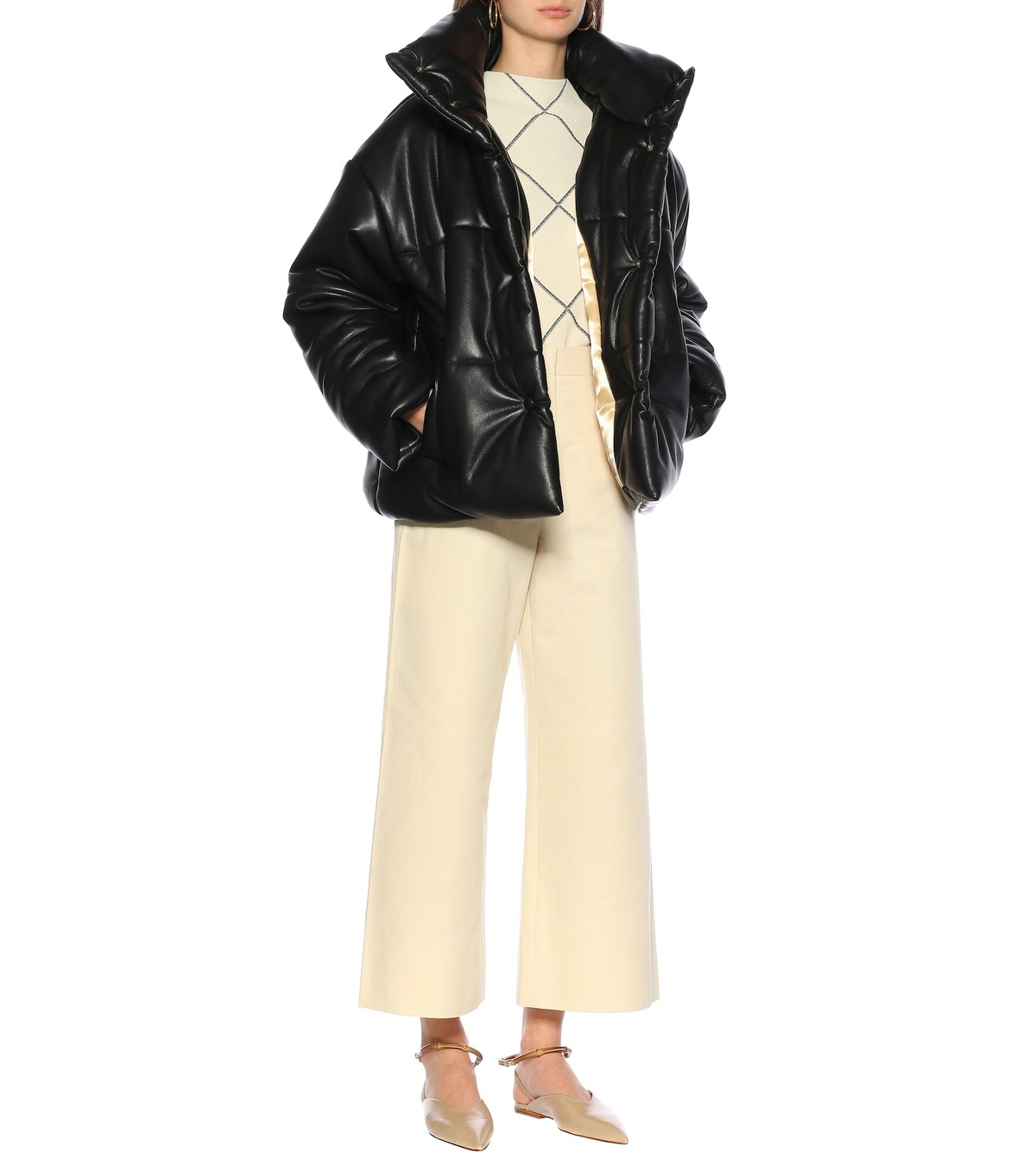 NANUSHKA VERONA FAUX SHEARLING JACKET