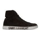Saint Laurent Black Joe High-Top Sneakers