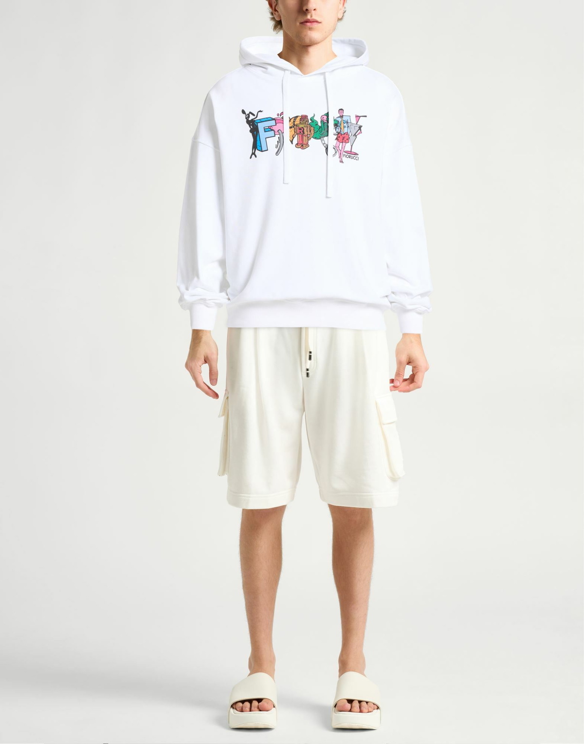 Fiorucci Mens Sweatshirt in White