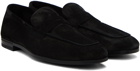 TOM FORD Black Sean Twisted Band Loafers