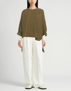 's Max Mara Womens Top Military in Green