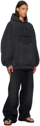 VETEMENTS Black 'Paris XXXL' Hoodie