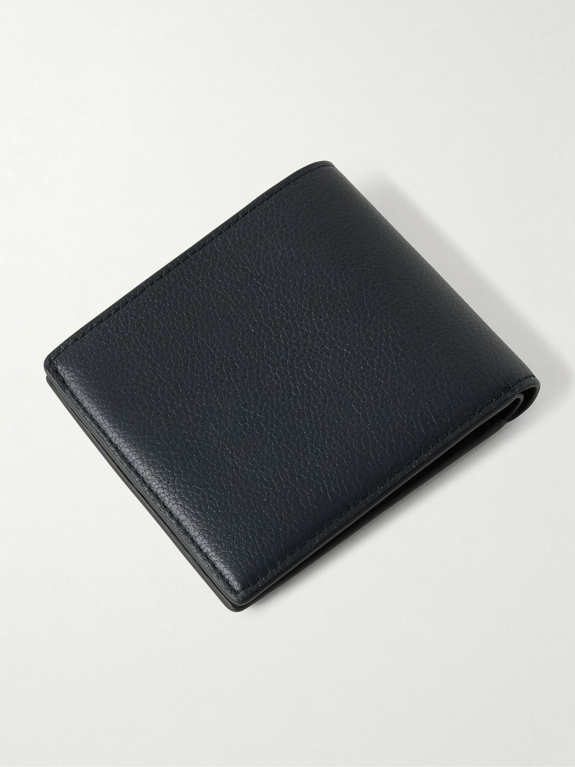 Mulberry - Farringdon Logo-Appliquéd Full-Grain Leather Billfold Wallet