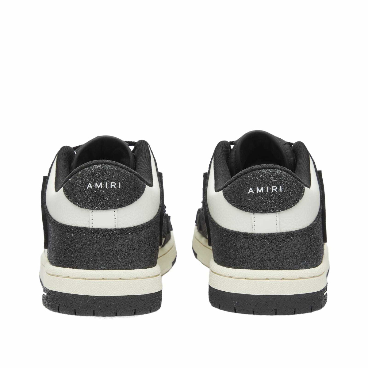 AMIRI Men's Crystal Skel Top Low Sneakers in Black Amiri