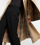 Burberry Burberry Check cotton trench coat