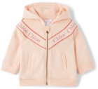 Chloé Baby Pink Recycled Cotton Tracksuit Set