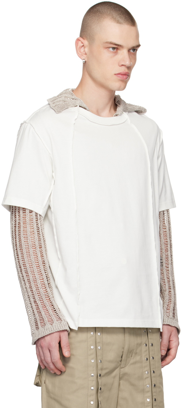 NVRFRGT White Crewneck T-Shirt