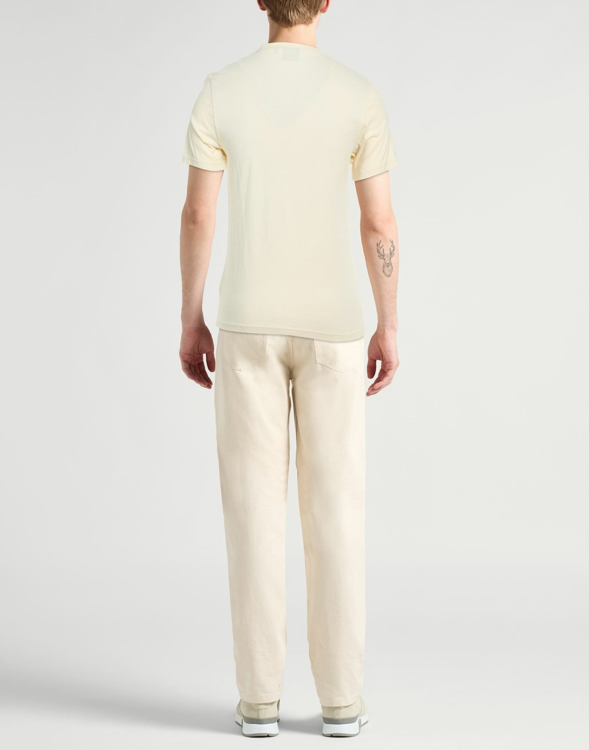 Barbour Mens T-shirt Ivory