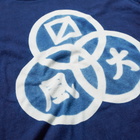 Blue Blue Japan 3 Ring Crest Bassen Print Tee