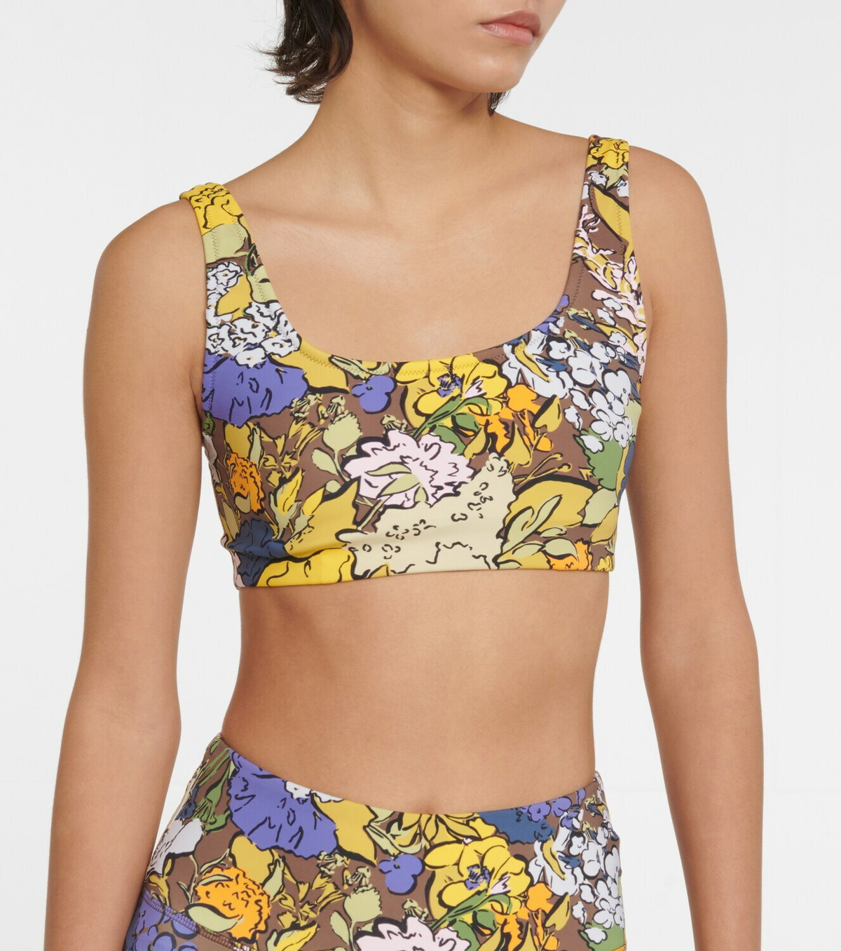 Tory Sport Floral sports bra