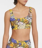 Tory Sport Floral sports bra