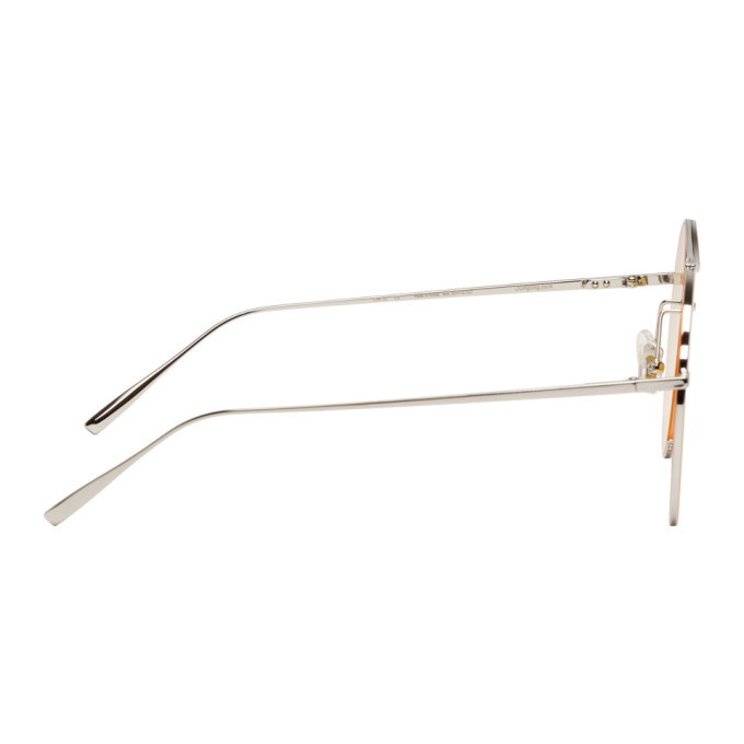 Gentle Monster Silver and Yellow Jumping Jack Sunglasses Gentle
