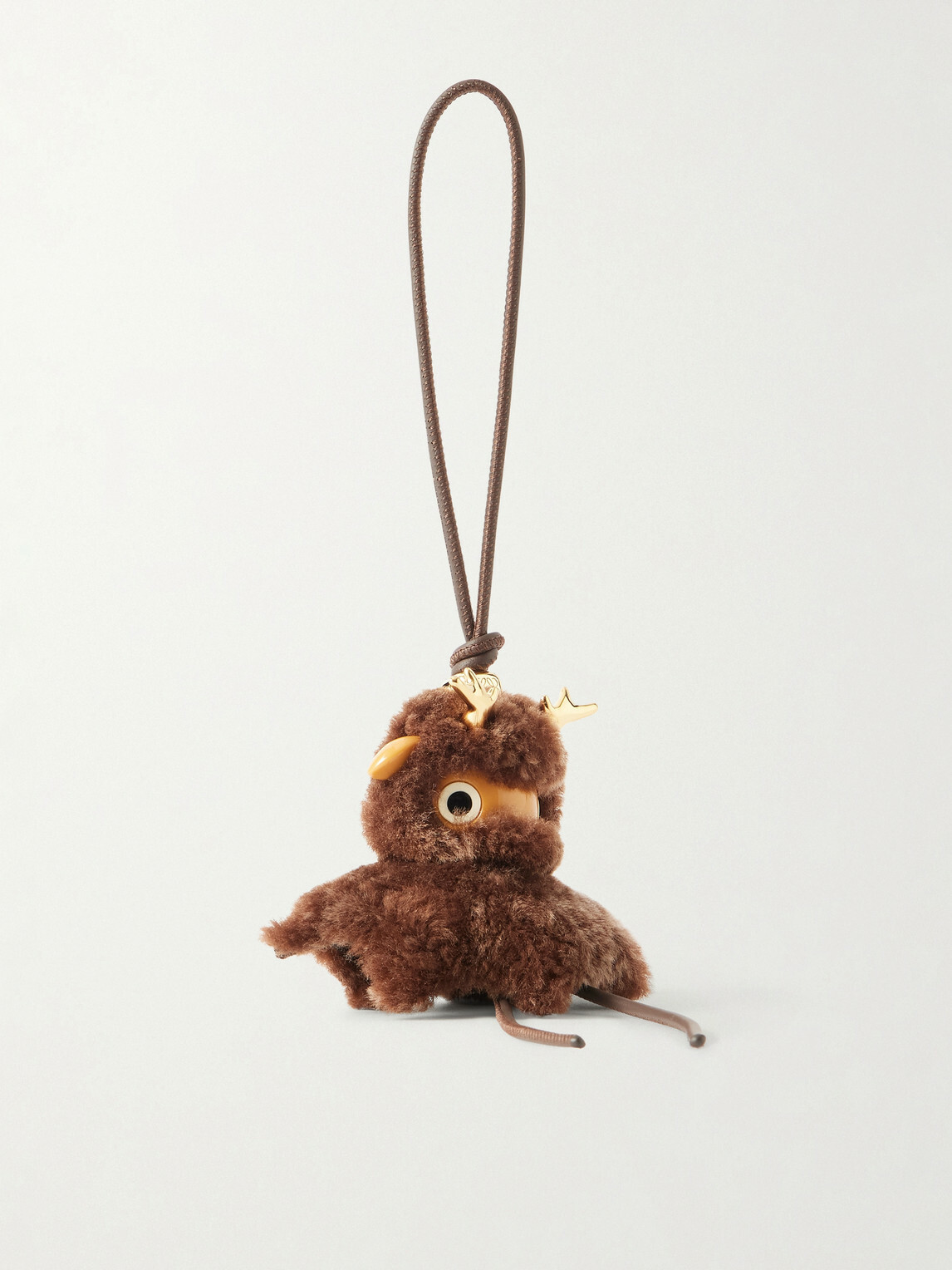 LOEWE - Deer Puzz Shearling Bag Charm