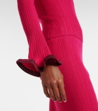Simkhai Lola ruffled turtleneck sweater