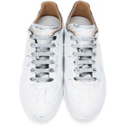 Maison Margiela Off-White Painted Replica Sneakers