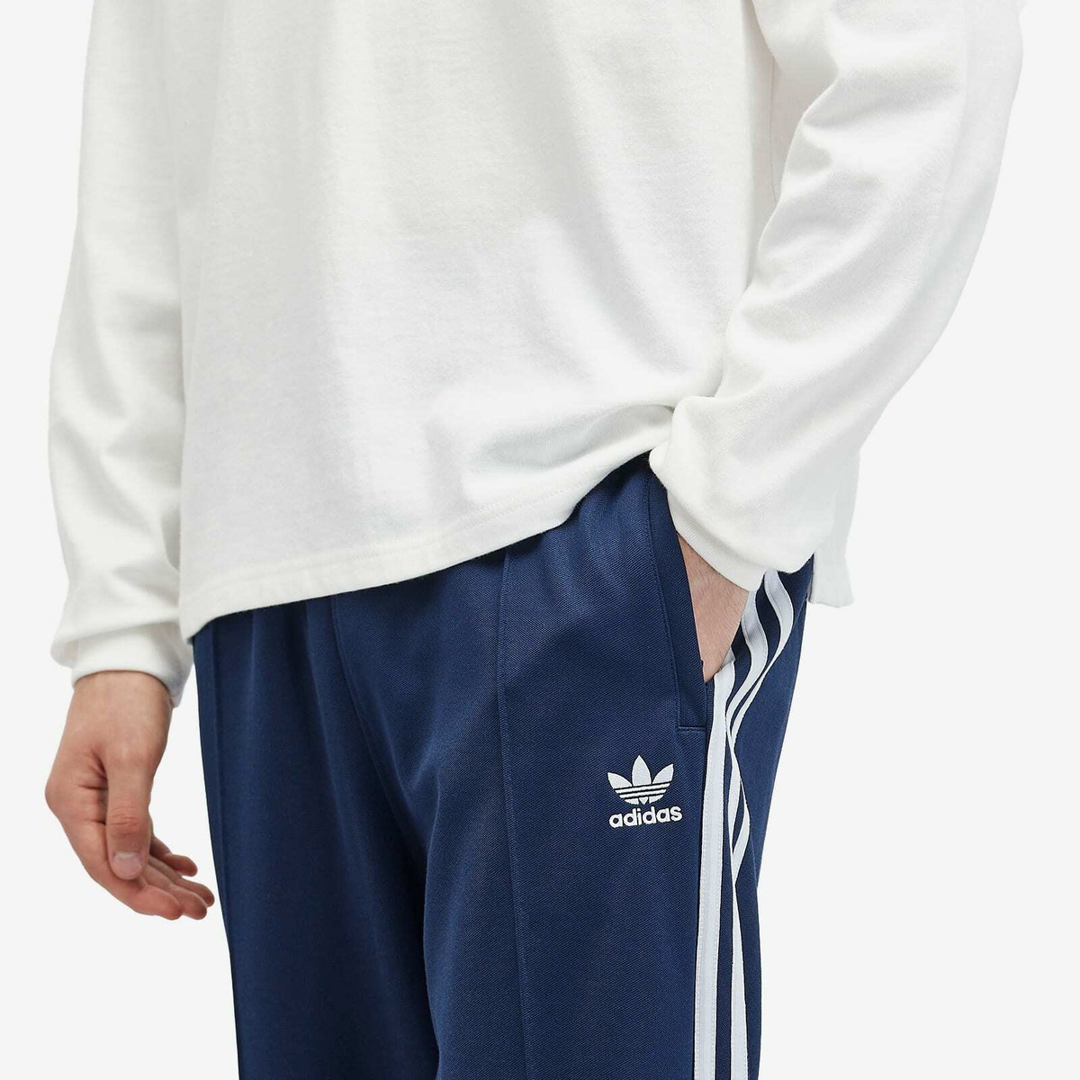Adidas Men's Baggy Track Pant in Night Indigo