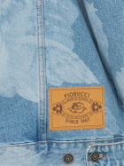 FIORUCCI Printed Cotton Denim Jacket