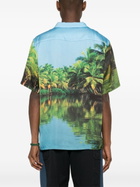 BLUE SKY INN - Printed Viscose Shirt