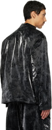 Y-3 Black Marble Nylon Blouson Jacket