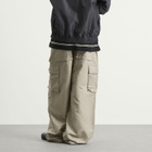 Comme des Garçons Homme Men's Linen Twill Trousers in Grey X Beige