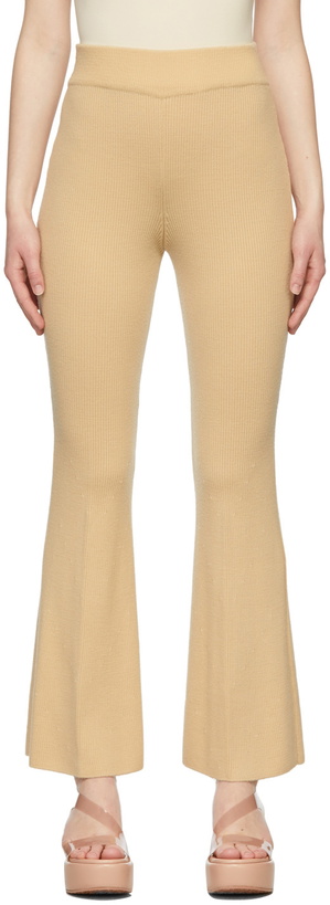 Photo: LVIR Beige Wool Knit Pants