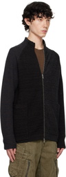 DEVOA Black Knit Cardigan