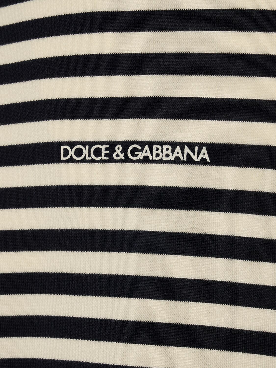 Tシャツ・カットソー DOLCE & GABBANA COTTON JERSEY STRIPE PATTERN T-SHIRT DOLCE & GABBANA - Striped Cotton Jersey T-shirt Dolce & Gabbana