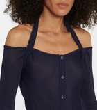 Jacquemus - La Robe Lagoa off-shoulder maxi dress