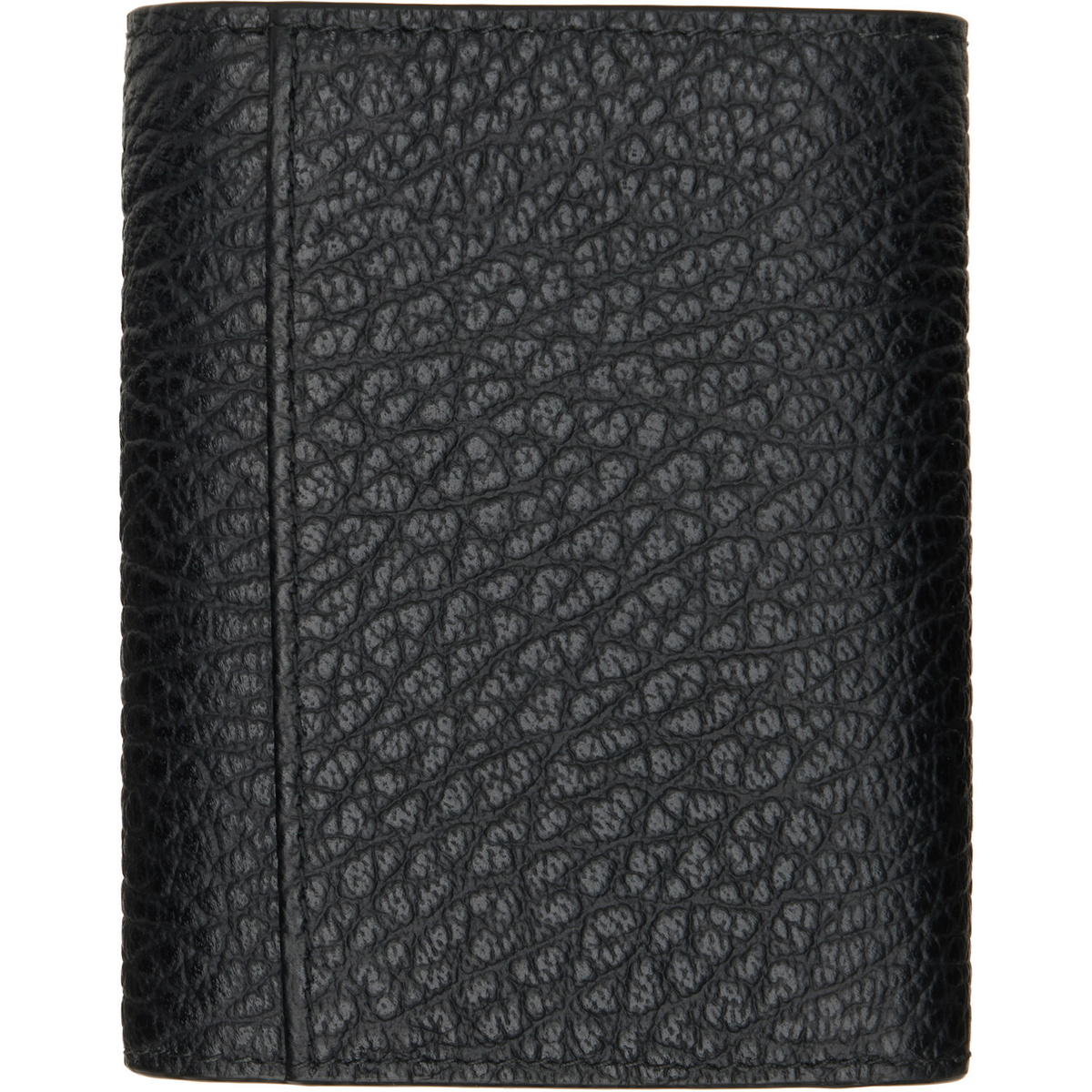 Maison Margiela Black Four Stitches Trifold Wallet