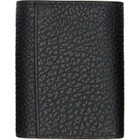 Maison Margiela Black Four Stitches Trifold Wallet