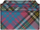 Vivienne Westwood Multicolor Check Card Holder