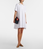 Loewe Double L cotton piqué polo dress