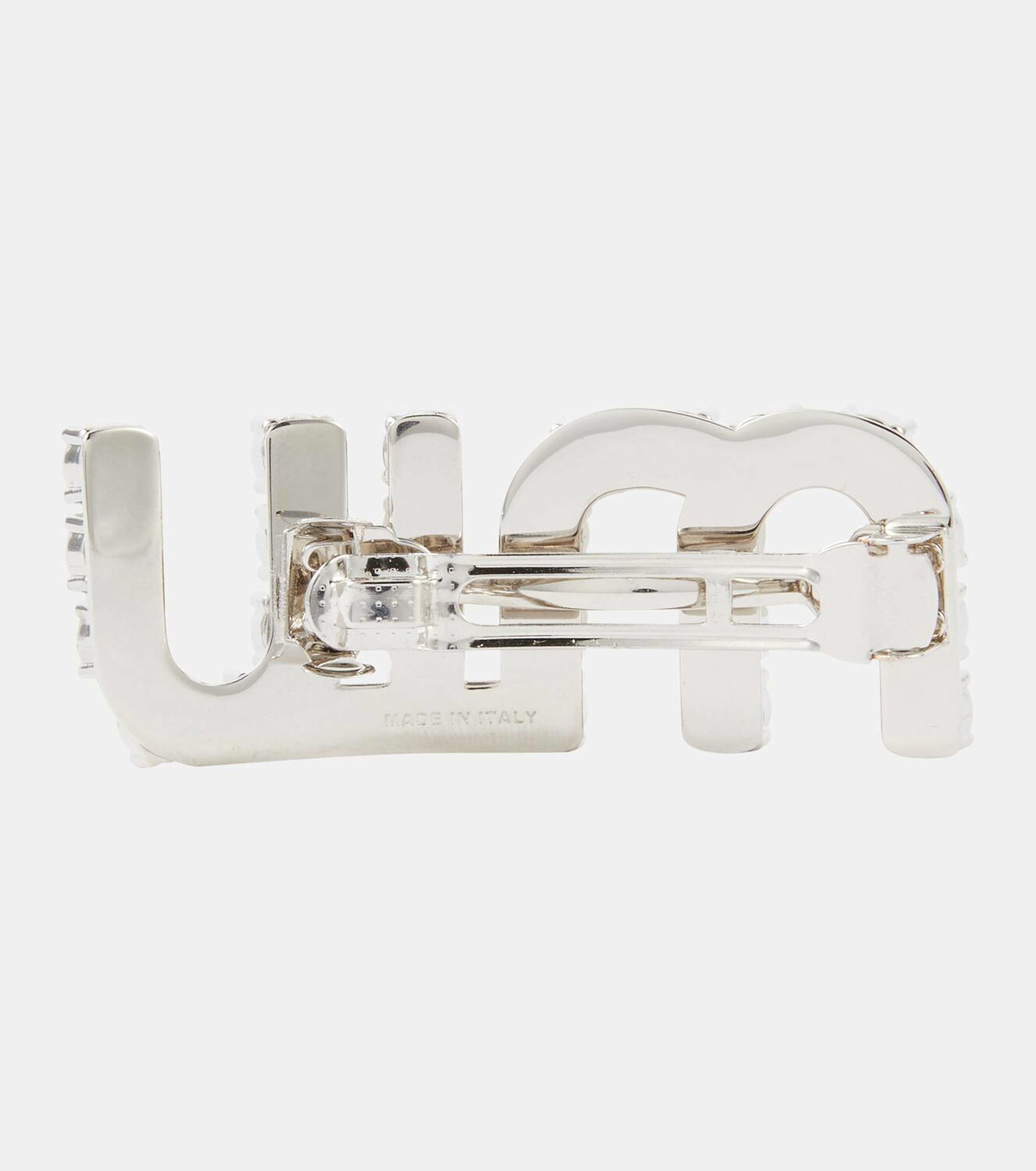Miu Miu Logo embellished hair clip