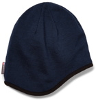 Cafe du Cycliste - Waffle-Knit Merino Wool Beanie - Blue