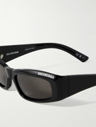 Balenciaga - Rectangular-Frame Acetate Sunglasses