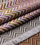 Missoni Antwan fringed wool-blend throw