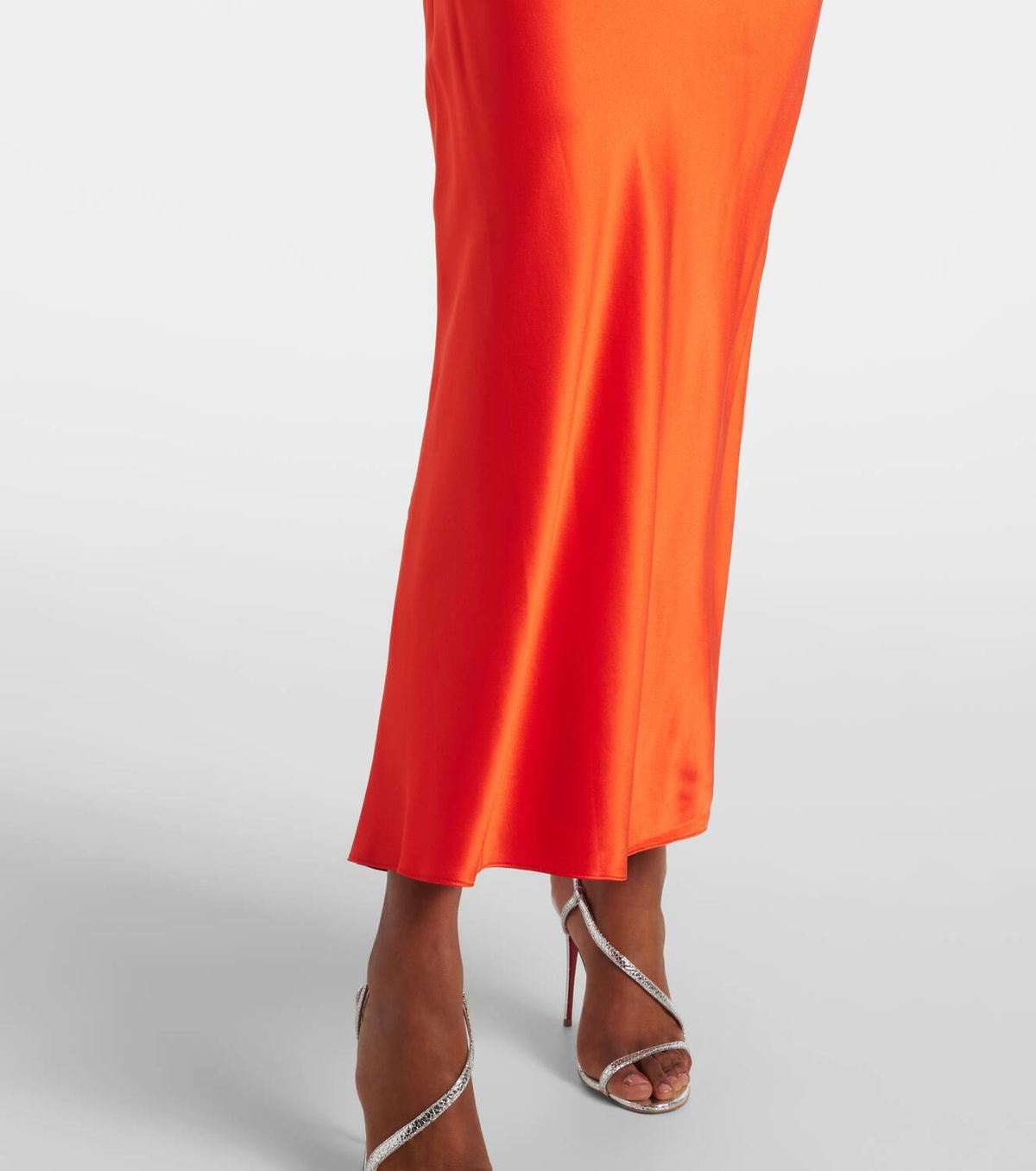 The Sei One-shoulder silk satin gown