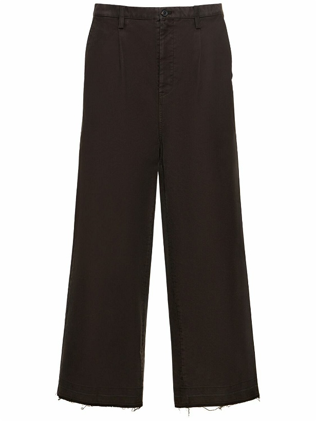 Photo: DOUBLET - Oversize Bleached Cotton Pants