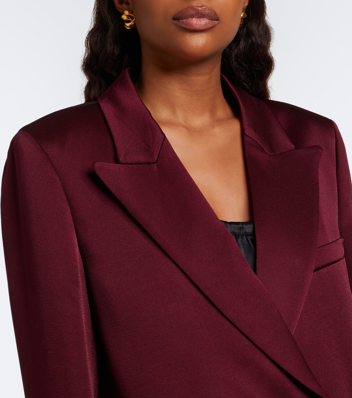 Blazé Milano Everynight double-breasted satin blazer