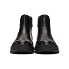 Versace Black Greca Rhegis Chelsea Boots