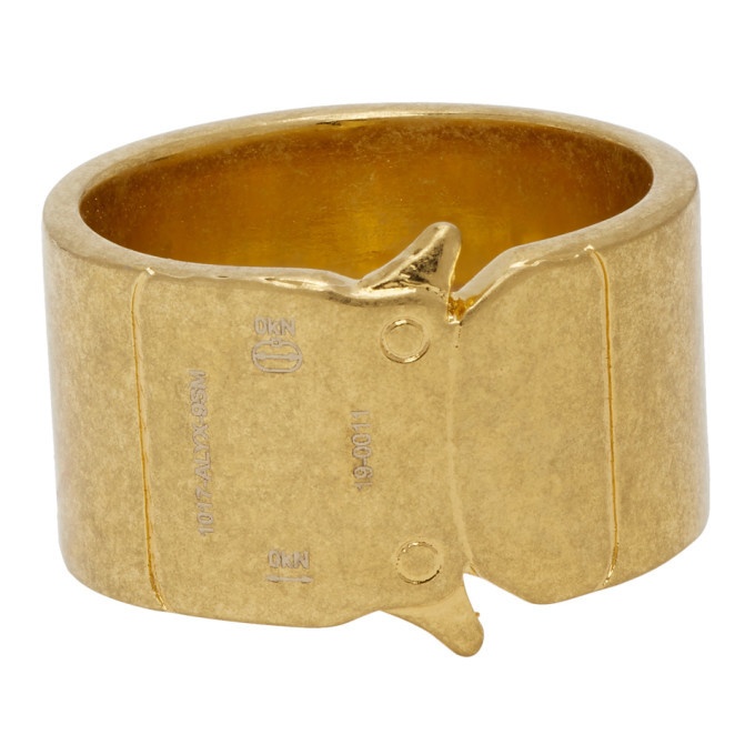 Photo: 1017 ALYX 9SM Gold Buckle Ring