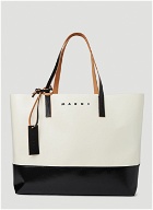 Tribeca Shopping Tote Bag in White