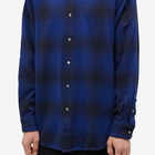 Noma t.d. Men's Ombre Plaid Shirt in Navy/Black