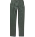 Zanella - Noah Garment-Dyed Washed Stretch-Cotton Trousers - Green