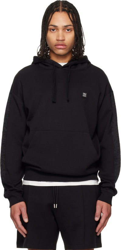 Photo: Hugo Black Lace Trim Hoodie