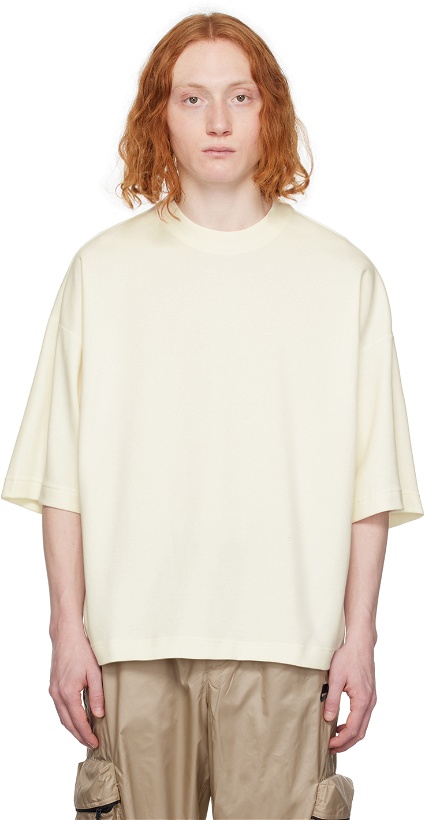 Photo: Nike White Sportswear Tech Fleece Reimagined T-Shirt
